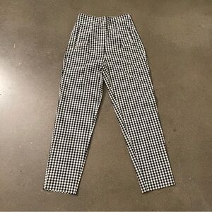 NWOT Zara Gingham Dress Pants